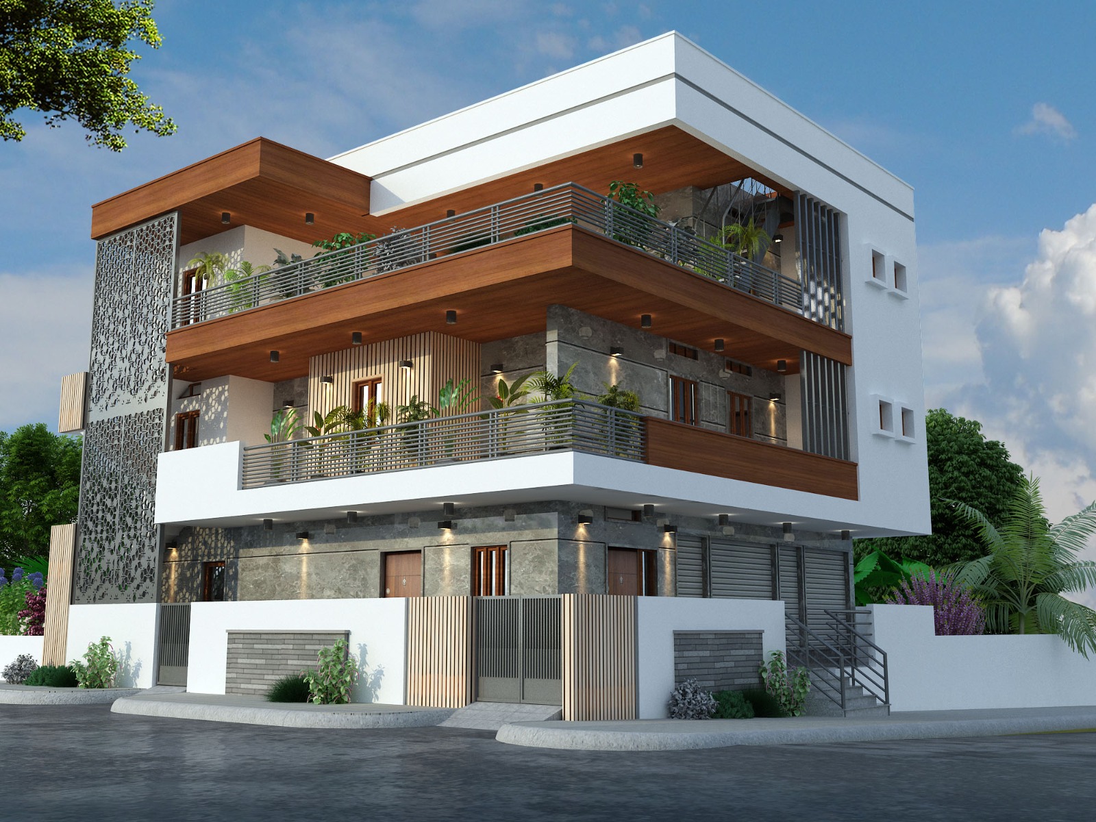 Modern Residential Villa - 3D Design