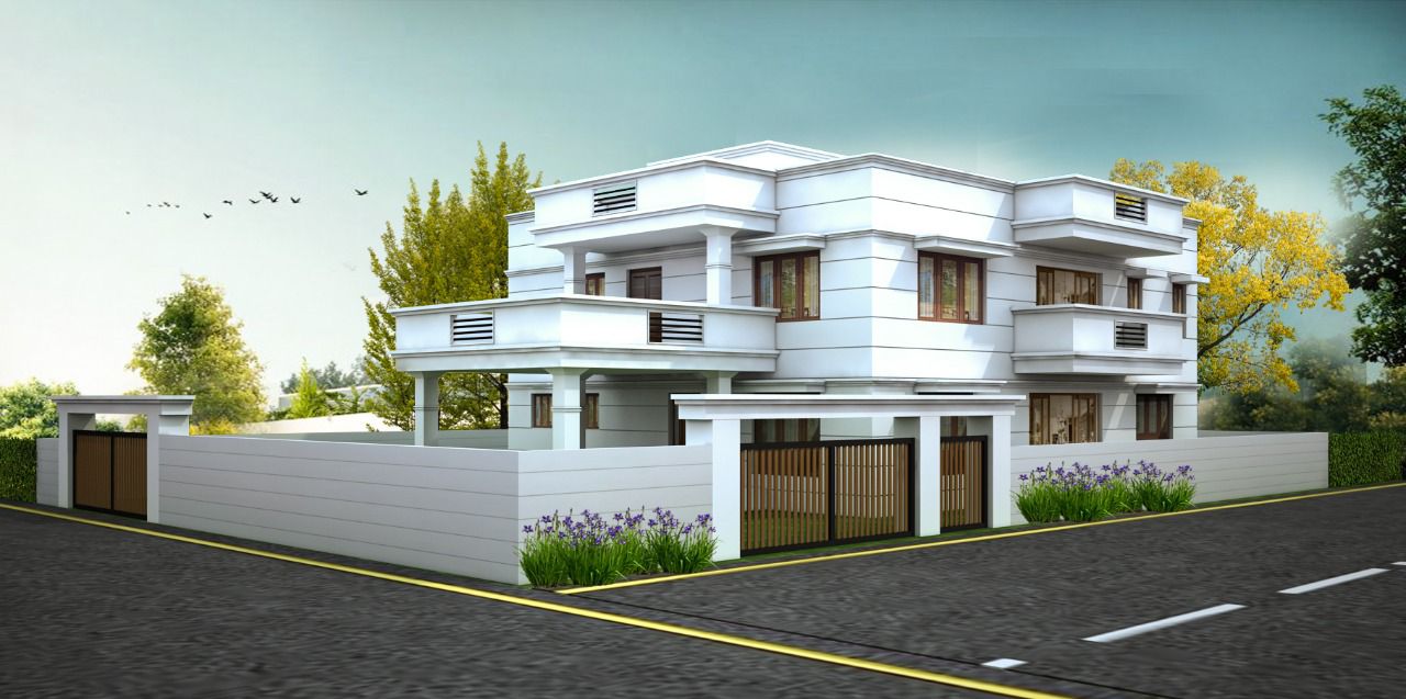 Classic White Villa